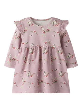 NAME IT - NBFBETTY LS DRESS Dawn Pink - Gr. - 68