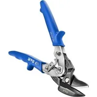 S&R Blechschere in Profi-Qualität Hochleistungsschere Ideal-Serie, stark und wendig, (1-tlg), Rechtsschnitt, 260 mm, Durchlaufschere für Blech mit doppeltem Hebel