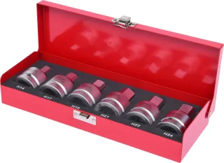 KS Tools 3/4" Kraft-Bit-Stecknuss-Satz, 6-tlg, 14-24mm - 515.0000