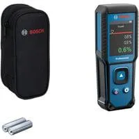 Holzfeuchtemesser GMM 1-15 Professional blau/schwarz, 2x Batterien, Tasche