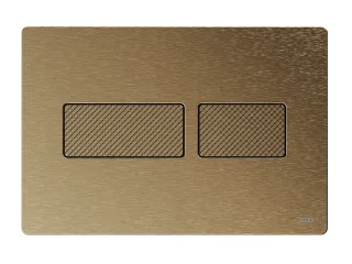 Tece solid WC-Betätigungsplatte, Bronze gebürstet mit Rautenstruktur, 9240435 9240435