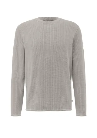qs - Strickpullover grau - Gr. - S