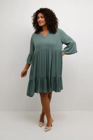 Kleid A-shape green