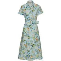 Brigitte von Schönfels Midikleid Paisley-Hemdblusenkleid
