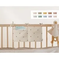 Artee Bettnestchen Babybett Organizer Taschen Aufbewahrung aus Musselin
