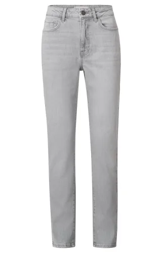 Yaya - Straight fit denim grau - Gr. - 42