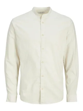 JACK&JONES - JJSLUB BAND SHIRT LS JNR cloud dancer - Gr. - 152