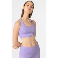 SUPER.NATURAL Sport-BH für Damen aus Merino W SUPER TOP mit gekreuzten Trägern am Rücken