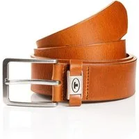 TOM TAILOR Ledergürtel TTCOREY 4 cm breiter Herrengürtel, ideal zu Jeans und Chino, bis Gr. 120