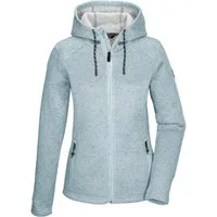 Killtec Fleecejacke KOW 5 WMN KNTFLC JCKT Strickfleecejacke mit verstellbarer Kapuze und Kinnschutz