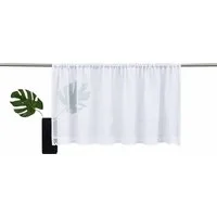 OTTO home Scheibengardine Idaho (1 St), Stangendurchzug, transparent, Voile, Fertiggardine, Mit Spitze, transparent