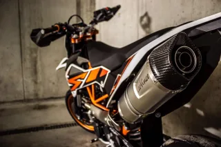 Sport Auspuff LeoVince LV One Evo Edelstahl KTM 690 Enduro / R Bj. 2008-2016 mit ABE