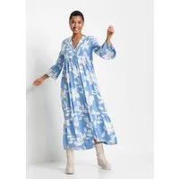 bonprix Maxikleid für modischen Auftritt, aus Viskose, A-Linie, 3/4-Ärmel