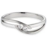 Bruno Banani Silberring Schmuck Geschenk, mit Zirkonia (synth)