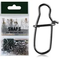 Zite Angelwirbel Karabiner Snaps Set 30 Stück Angelwirbel Gr. #00 9kg Spinnangeln