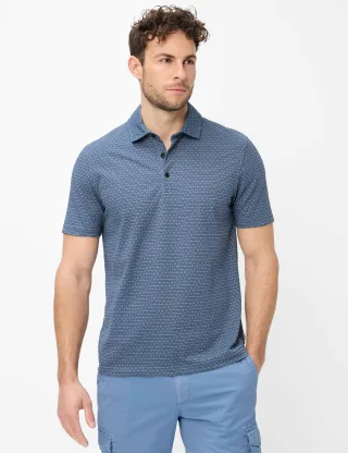 Brax Herren Polo Style PEPE atlantic, Blau, Gr. XXXL