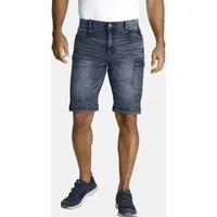 Jan Vanderstorm Cargobermudas AKISTEG in Stone-Washed Design