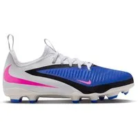 Nike JR PHANTOM 6 LOW ACAD FG/MG RACER BLUE/PINK BLAST-WHITE Fußballschuh