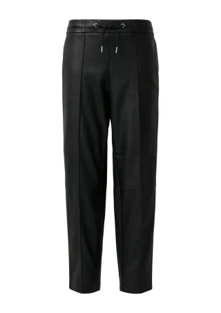 s.Oliver BLACK LABEL - Jogpants aus Lederimitat schwarz - Gr. - 40