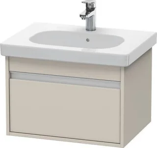 Duravit Ketho Waschtischunterbau wandhängend Taupe Matt 600x455x410 mm - KT667009191 KT667009191