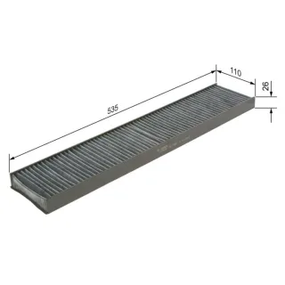 Bosch Aktivkohle-Innenraumfilter Ford Seat VW Sharan 1987432328