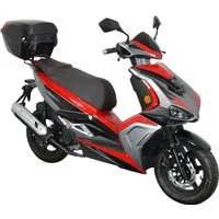 GT UNION Motorroller Striker 45, 49,5 ccm, 45 km/h, Euro 5, (Set, mit Topcase), Luftgekühlter Motor