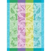 Garnier Thiebaut Geschirrtuch Geschirrtuch Beaux Papillons Aquatique 56x78 cm, (1-tlg., 1 x Geschirrtuch), jacquard-gewebt