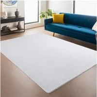 Ayyildiz Teppiche Teppich JOY 1400, auch als Läufer, rechteckig, Höhe: 11 mm, besonders weich, uni Kurzflor, Wohnzimmer, Kinderzimmer