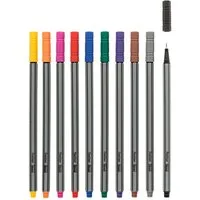 Idena Fineliner Idena 516113 - Fineliner im Etui, 0,4 mm Strichstärke, 1 Set