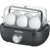 Severin Eierkocher EK 3166, 420 W, für 6 Eier, mit elektronischer Kochzeitüberwachung