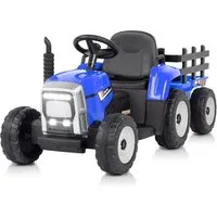 LALAHO Elektro-Kindertraktor Elektrotraktor mit abnehmbarem Anhänger und 2,4G Fernbedienung 12V 7Ah, 12V/7Ah