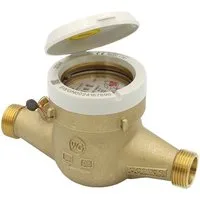 Wassergeräte Kaltwasserzähler Mehrstrahl Hauswasserzähler 1 Zoll AG 190 mm Kaltwasser Wasseruhr