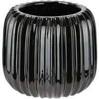 I.GE.A. Dekovase Vase aus Keramik (1 St), Dekovase Blumenvase Modern für Tischdeko Tischvase Deko Trockenblume