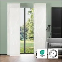 Neutex for you! Schiebegardine BEAM (1 St), Paneelwagen, halbtransparent, Abstraktes Muster