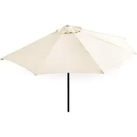 habeig Sonnenschirm Sonnenschirm halbrund #66 rechteckig Wandschirm für Balkone Terrassen