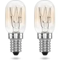 Poppstar Spezialleuchtmittel, 4 St., Warmweiß, 2x Kühlschranklampe E14 15W, Glühbirne für Kühlschrank, warmweiß