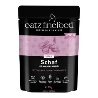 Catz finefood Nassfutter Katze Pure Adult Schaf 64x85 g