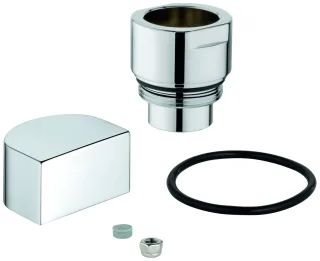 Grohe Umstellknopf 48494 für 3- und 4-Loch-Wannenkombinationen chrom, 48494000 48494000