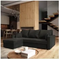 Masseno Ecksofa NIDA mit Schlaffunktion L-Form, Sofa mit Bettkasten
