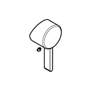 hansgrohe Griff Axor Steel 35093800