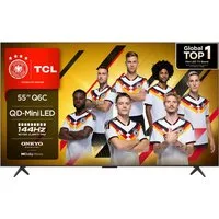 TCL 55Q6CX1 Mini-LED-Fernseher (139 cm/55 Zoll, 4K Ultra HD, Smart-TV, Google TV, 4K Multi-HDR Dolby Vision, 144Hz, ONKYO Dolby Atmos, Apple Airplay 2)