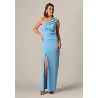 Adrianna Papell Abendkleid One Shoulder Crepe Gown Elegantes und modernes One Shoulder-Kleid