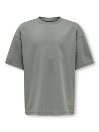 KIDS ONLY - OSJCASPIAN AIRFLEX BOXY SS TEE NOOS Grau - Gr. - 164