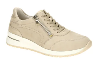 Waldl?ufer 928002 H-INESSA Damen Schn?r-Halbschuhe Beige Desert/Lightgold Luf...