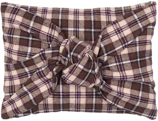 PAD Dekokissen "TARTAN BOW, Made in Europe" Kissenhülle ohne Füllung, Karo-Design, 1 Stück, 30x40 cm
