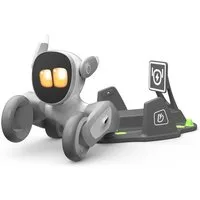Loona Robotertier Intelligenter Roboterhund, Heimüberwachung, Tolles Geschenk, Stimmen- & Gestensteuerung, Smarte AI ChatGPT-4o, mit Ladestation