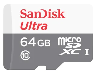 SanDisk Ultra MicroSDXC 64GB UHS-I | sdsquns-064g-gn3mn | 64 GB - MicroSDXC