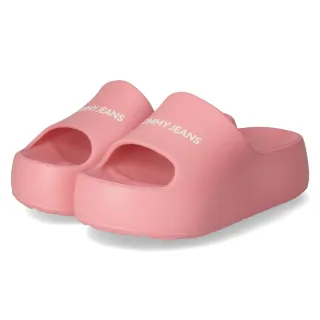 Tommy Jeans Pantoletten  Rosa - Gr. 37/38 -  Synthetik Material
