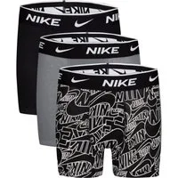 Nike Sportswear Boxershorts NHB PRINT E DAY CT STRCH 3P (3-St) für Kinder, Dreierpack, aus Baumwolle und Elasthan