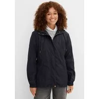 bonprix Allwetterjacke sportlicher Stil, leichter Parka mit Kapuze, mit seitlichen Taschen